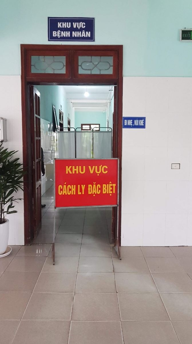 Khu vực cách ly bệnh nhân